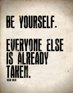 be yourself
