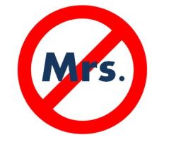 no mrs.