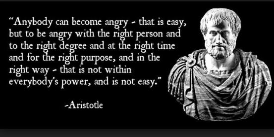 aristotle anger
